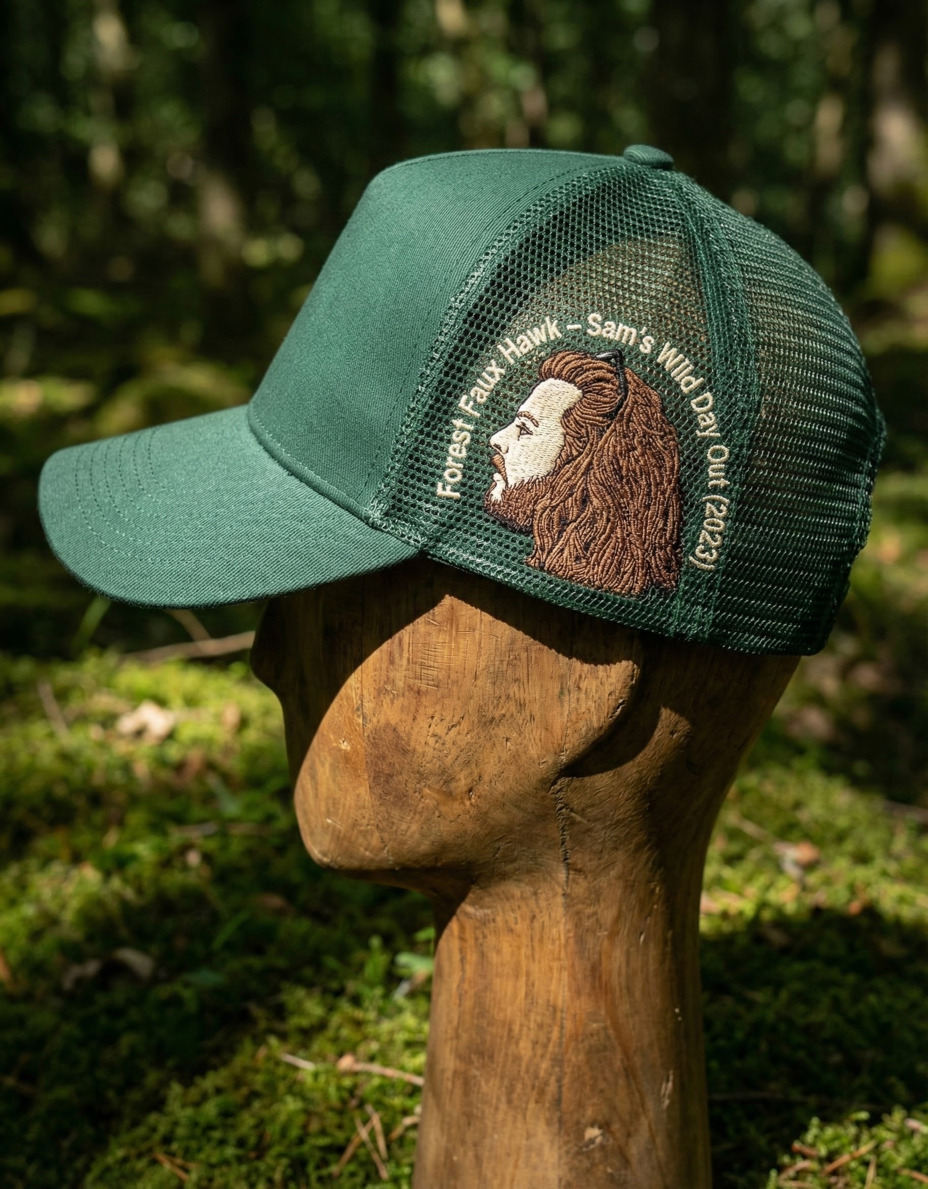 Forest Faux Hawk Trucker Hat
